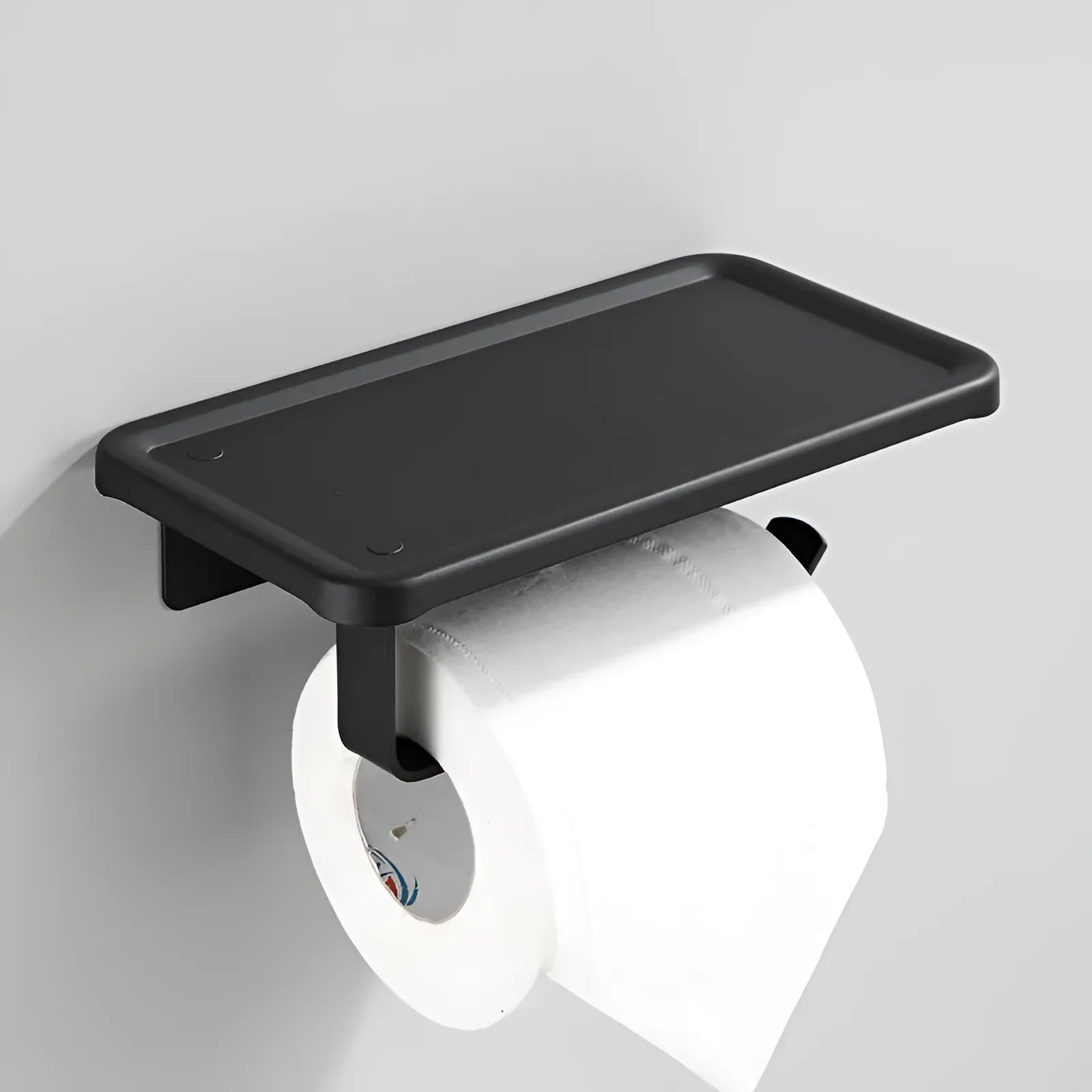 Sleek Metal Roll Holder for Bathroom