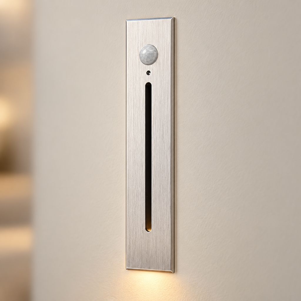 Slim Aluminium Recessed LED Step Light with Motion Sensor
