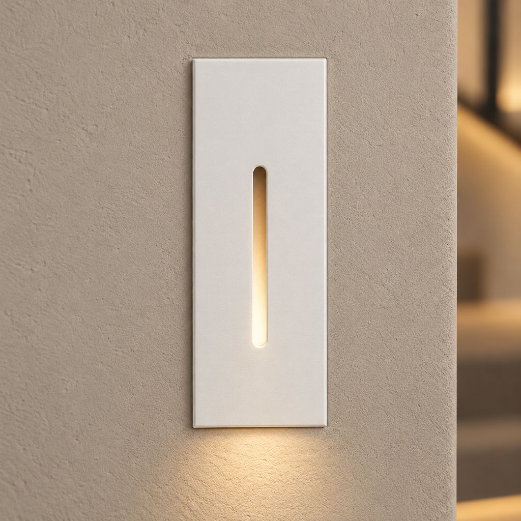 Slim Recessed LED Step Light with Optional PIR Sensor