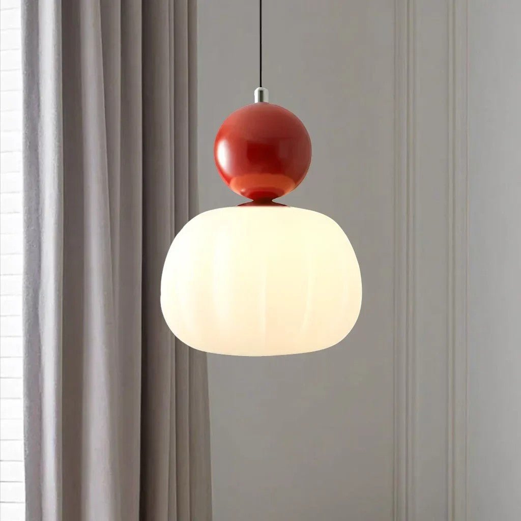 SoftGlow Art Deco Cream Pendant Light