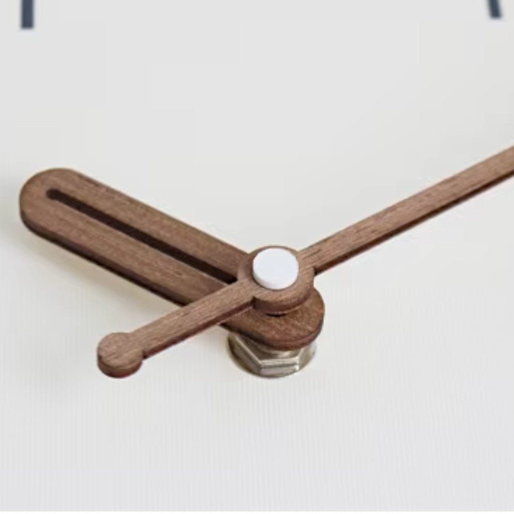SoftOrb Scandinavian Cream Silent Wall Clock - Lattea Global