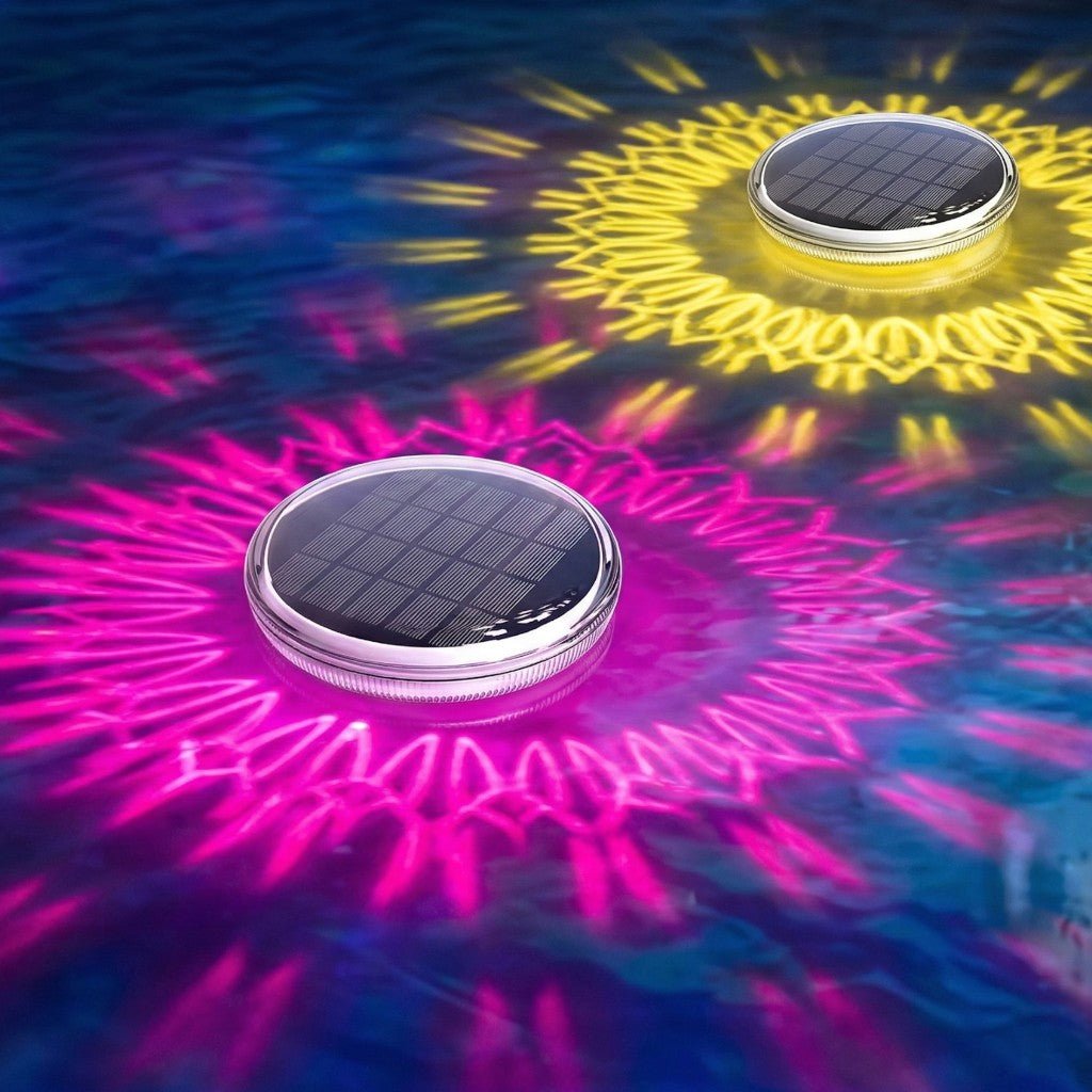 Solar Colorful LED Floating Pool Lights With Remote Control - Lattea Global