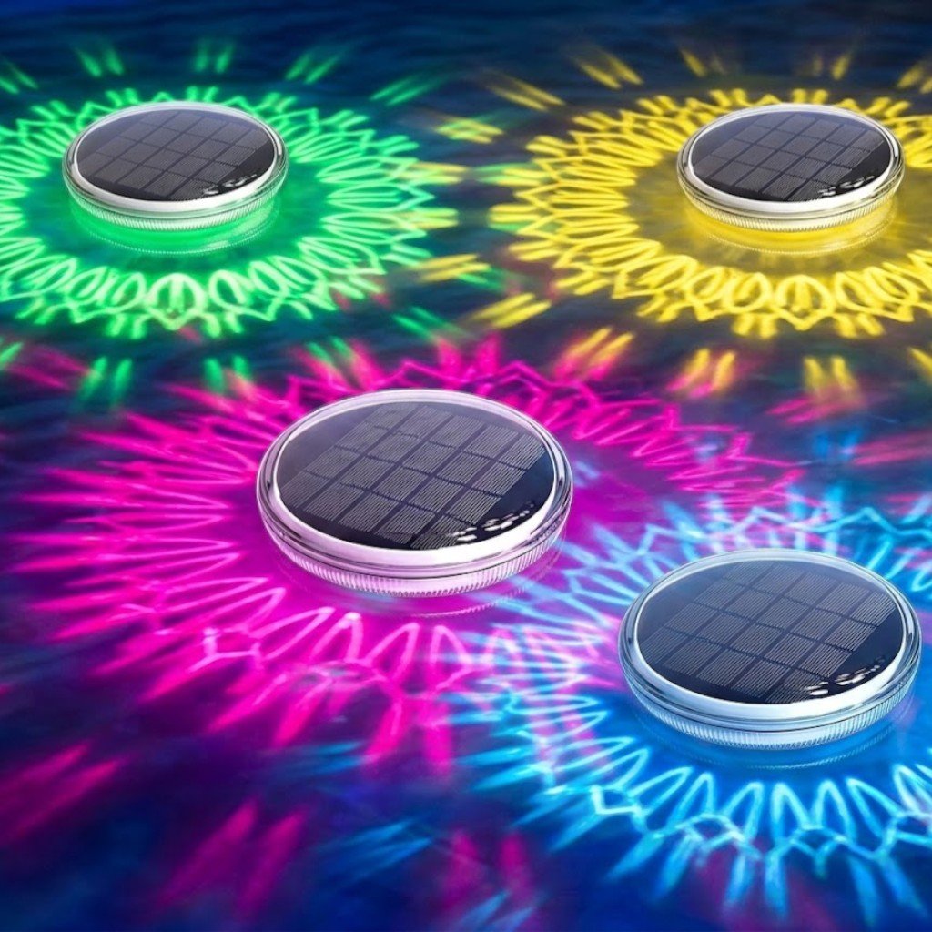 Solar Colorful LED Floating Pool Lights With Remote Control - Lattea Global