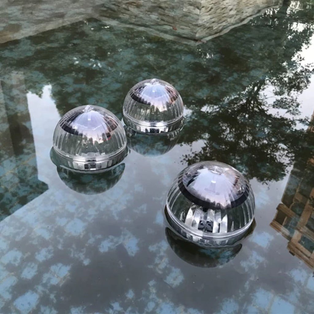 Solar Floating Pool Lights RGB Colour Changing - Waterproof LED Ball - Lattea Global
