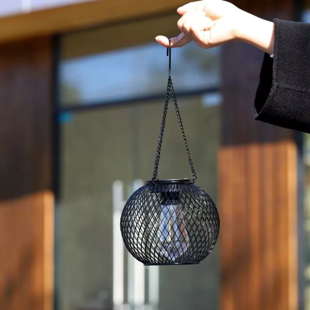 Solar Hanging Lantern Outdoor IP65 Waterproof Auto Sensor - Lattea Global