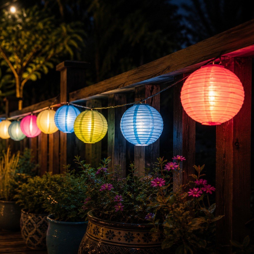 Solar Lantern String Lights IP65 Waterproof Outdoor Garden Patio Decor - Lattea Global