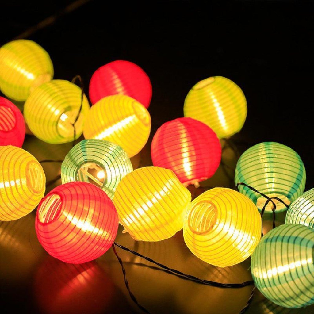Solar Lantern String Lights IP65 Waterproof Outdoor Garden Patio Decor - Lattea Global