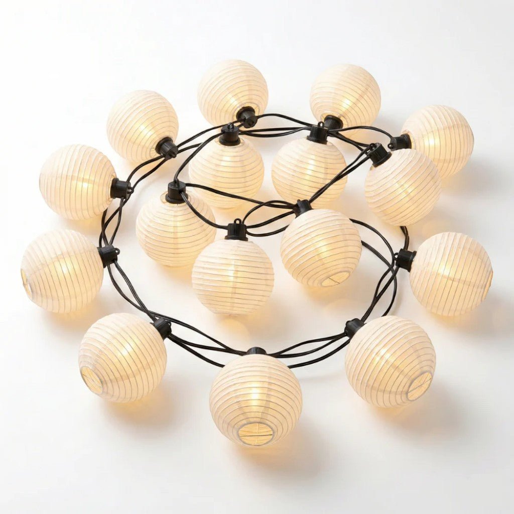 Solar Lantern String Lights IP65 Waterproof Outdoor Garden Patio Decor - Lattea Global