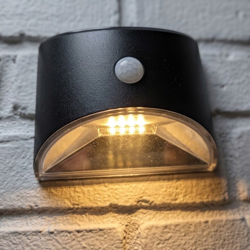 Solar Outdoor Garden Wall Light PIR Motion Sensor IP65 Waterproof Lamp - Lattea Global
