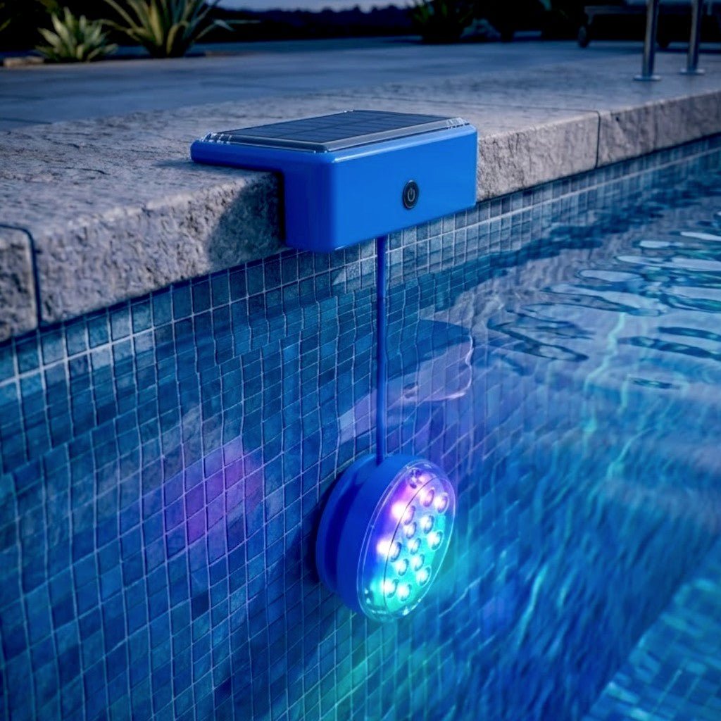 Solar Pool Underwater Light IP68 Waterproof RGB Submersible LED - Lattea Global