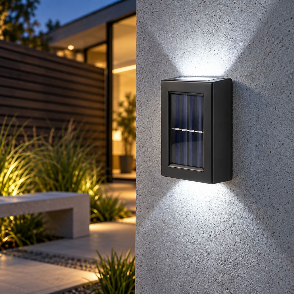 Solar Up and Down LED Outdoor Wall Lights IP65