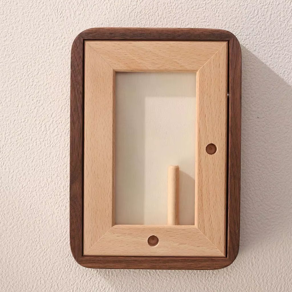 Solid Wood Mortise and Tenon Photo Frame with Rounded Edges