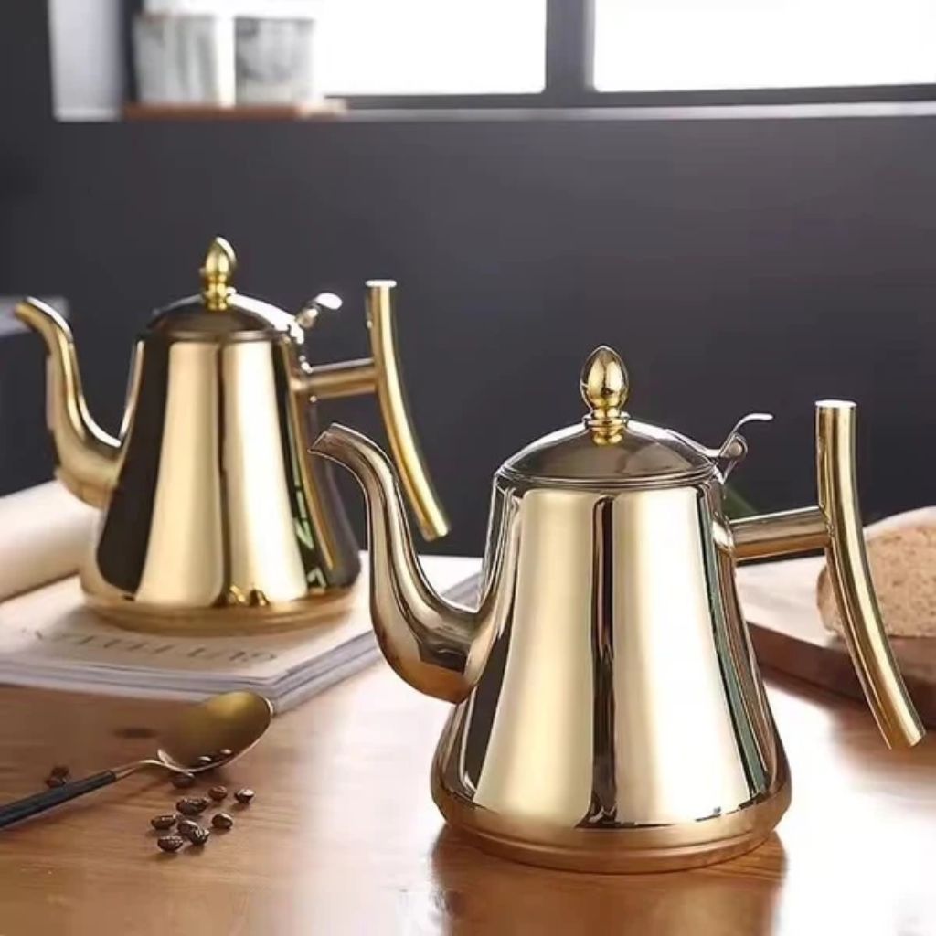 Stainless Steel Kettle with Built-in Filter