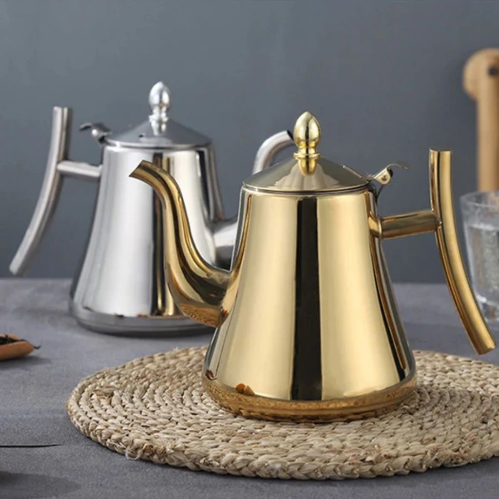 Stainless Steel Kettle with Built-in Filter
