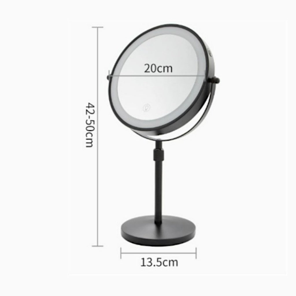 Standing LED Makeup Mirror for Bathroom - Lattea Global