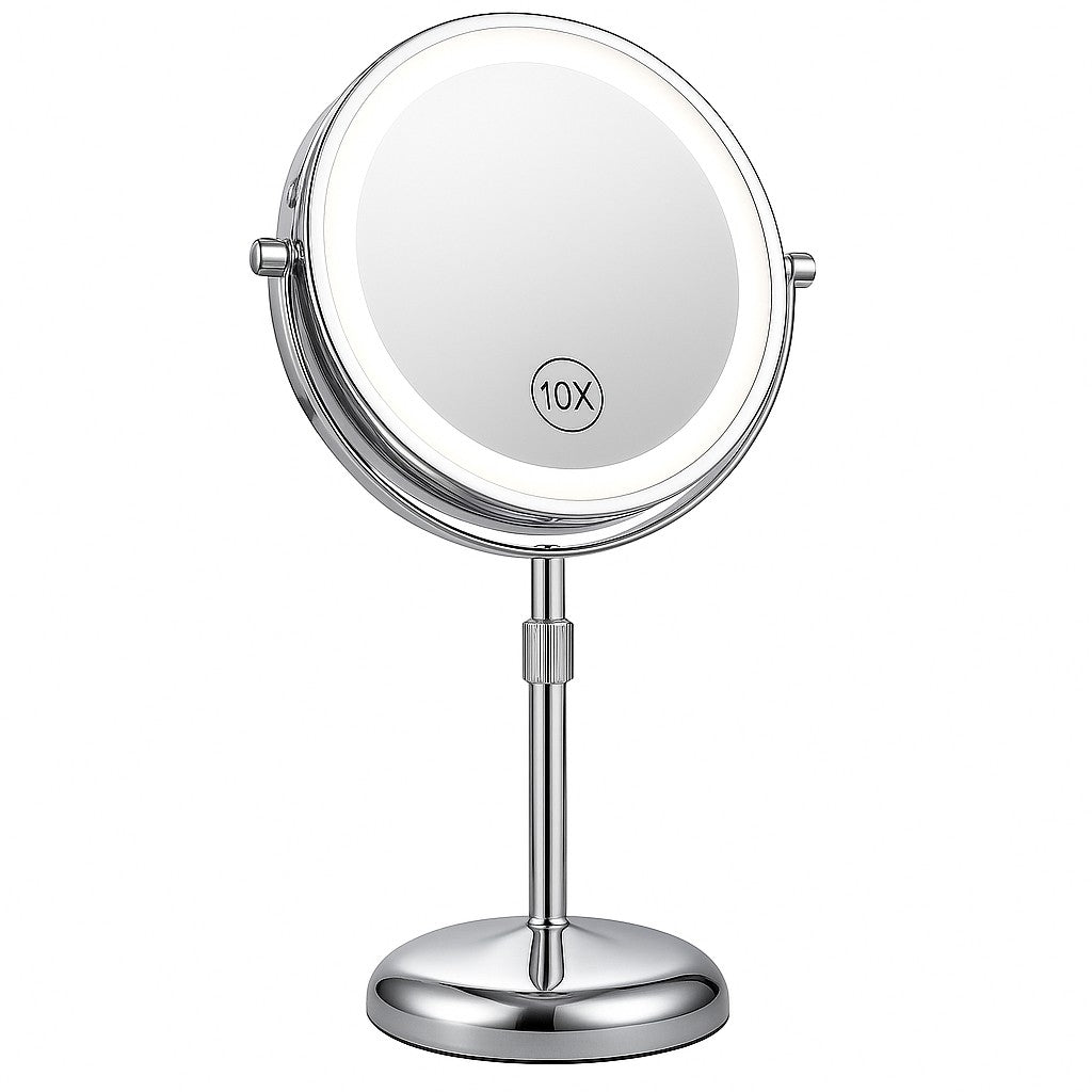 Standing LED Makeup Mirror for Bathroom