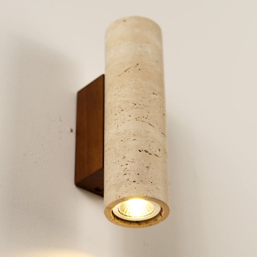 StoneShine - Wabi Sabi Travertine Wall Lamp