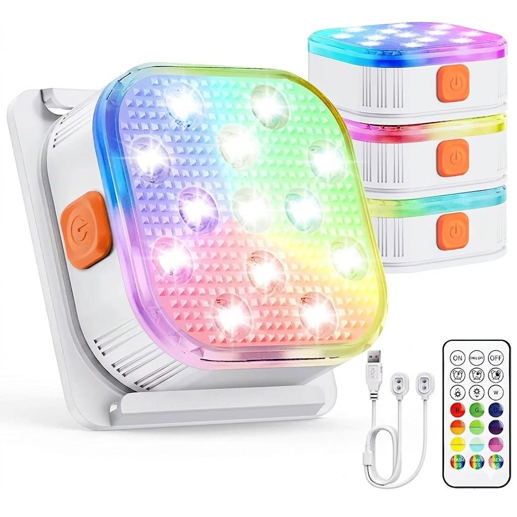 Submersible Pool Light Rechargeable RGB LED with Remote Control - Lattea Global
