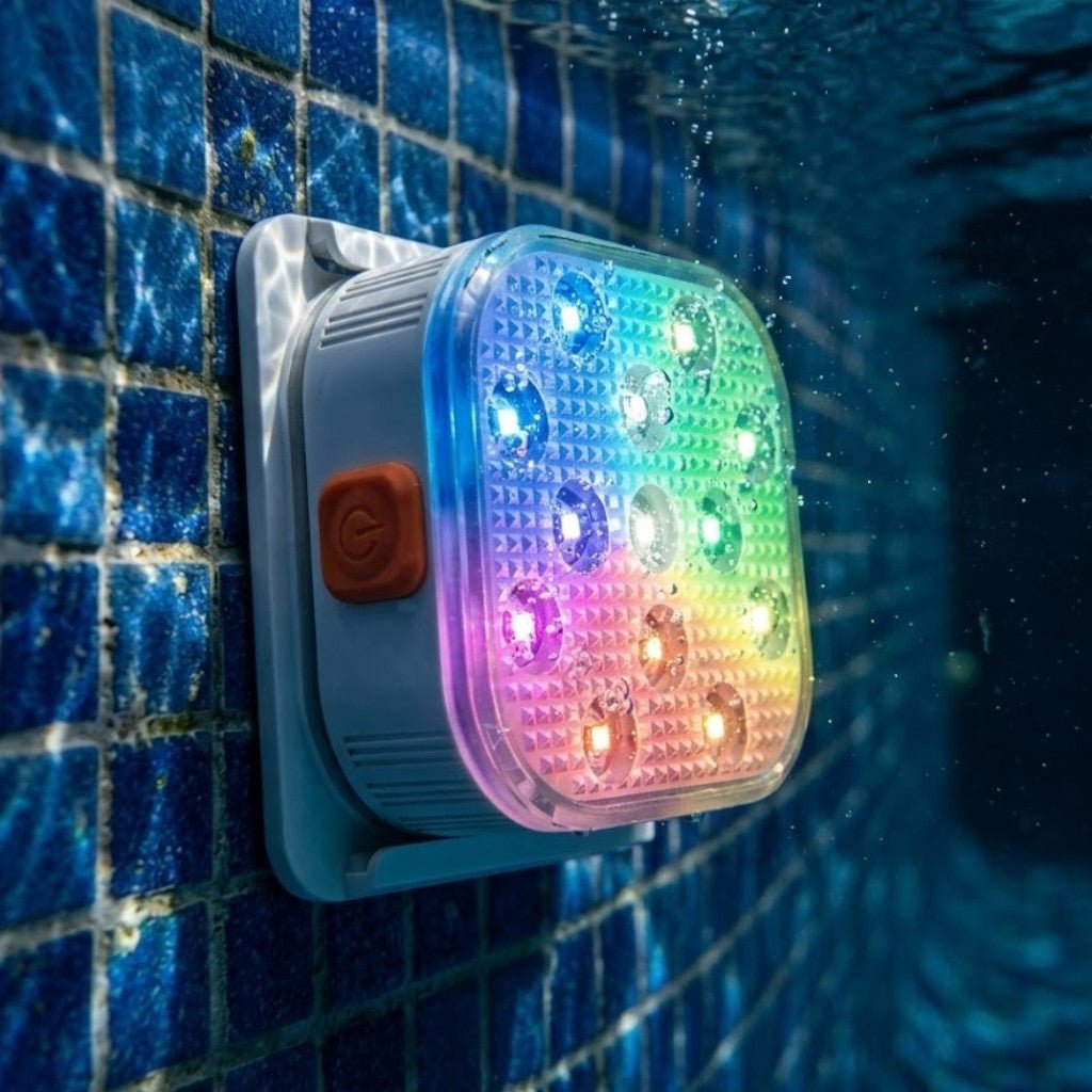 Submersible Pool Light Rechargeable RGB LED with Remote Control - Lattea Global