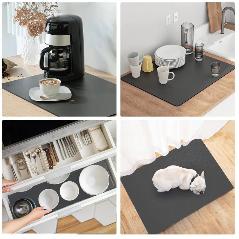 Super Absorbent Kitchen Mat Large Quick Dry Drainage Pad - Lattea Global