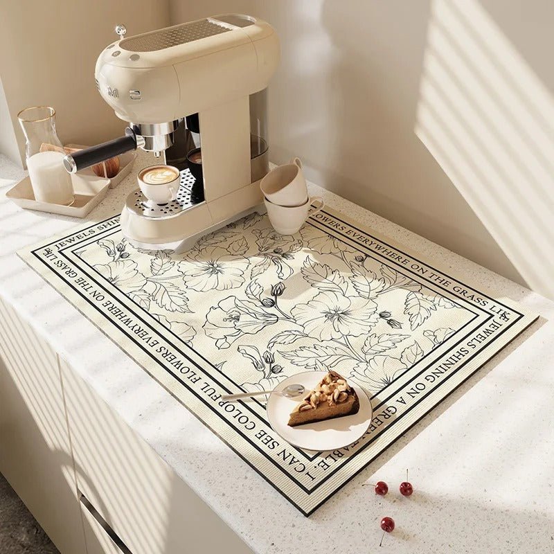 Super Absorbent Kitchen Mat Large Quick Dry Drainage Pad - Lattea Global