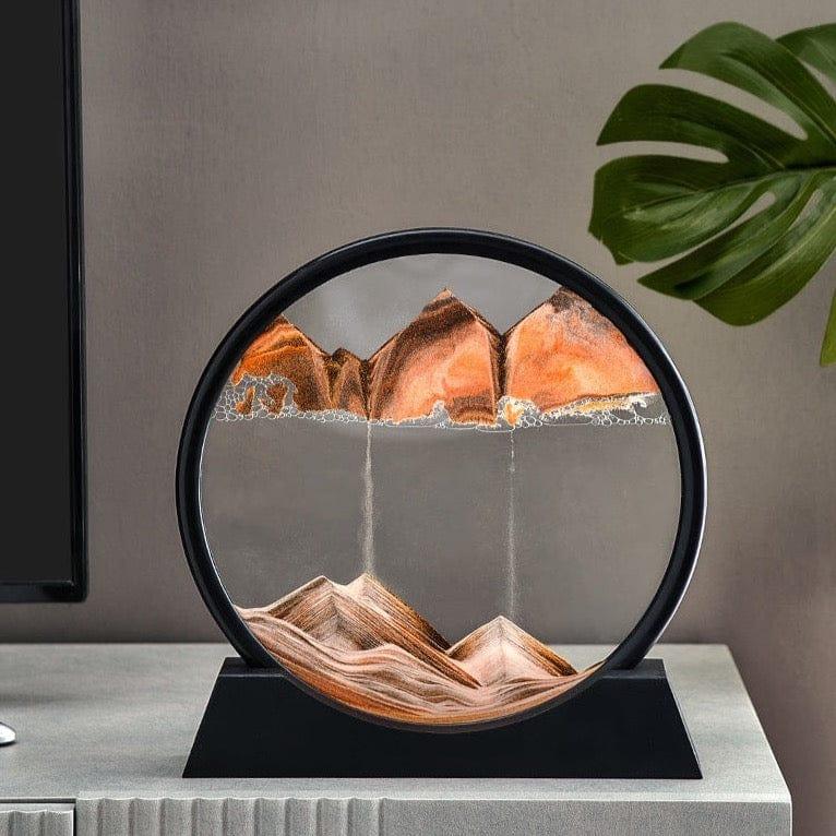 Rotating 3D Sand Art Frame Decor for Relaxation