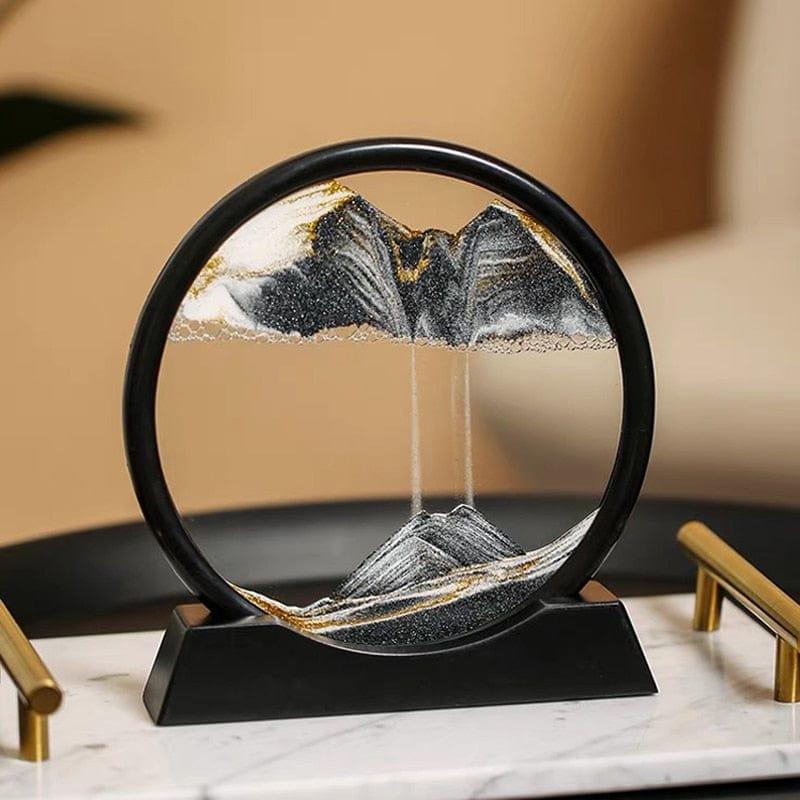 Rotating 3D Sand Art Frame Decor for Relaxation