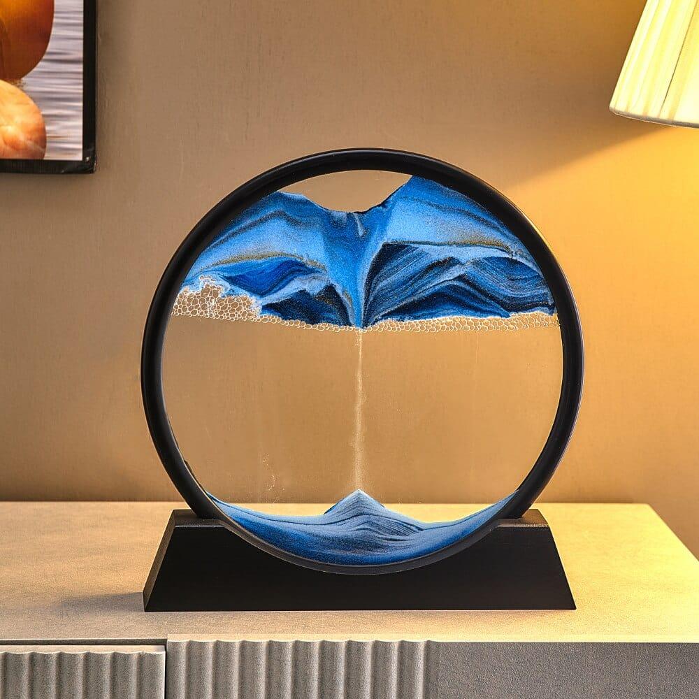 Rotating 3D Sand Art Frame Decor for Relaxation