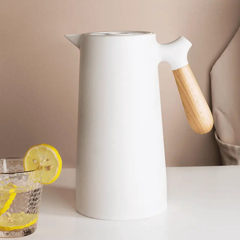 Thermal Jug with Wooden Handle - Nordic Design 1L