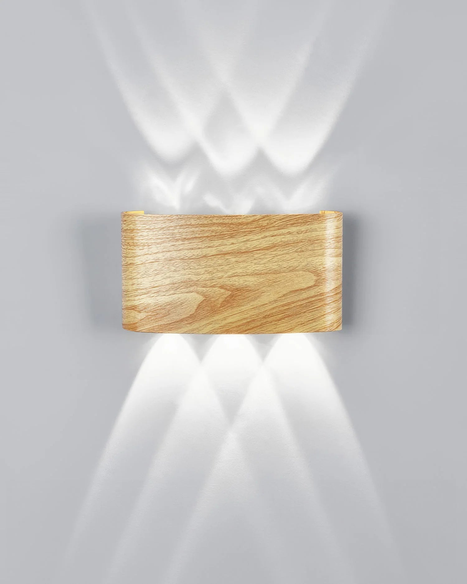 TimberGlow Woodgrain LED Outdoor Sconce