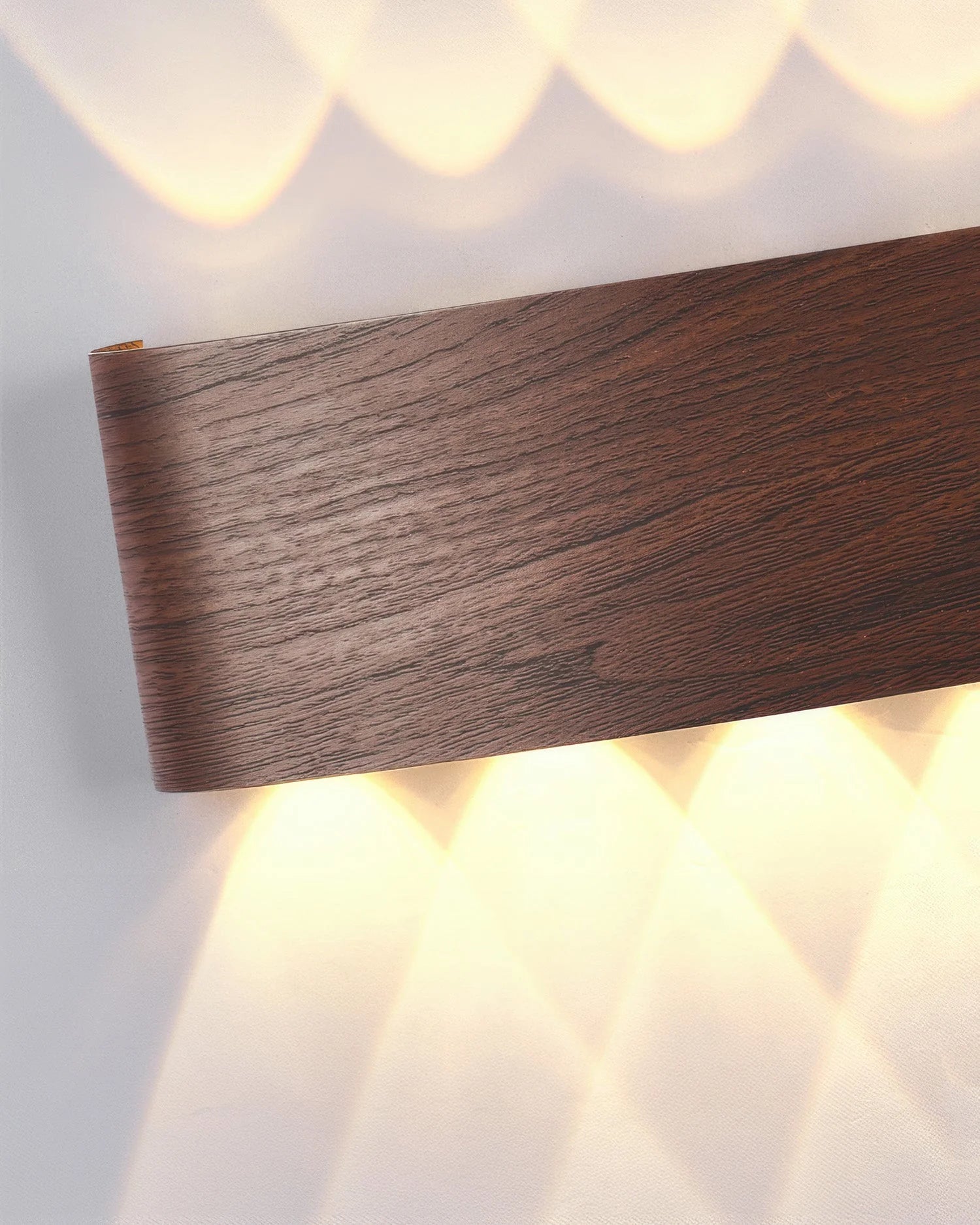 TimberGlow Woodgrain LED Outdoor Sconce