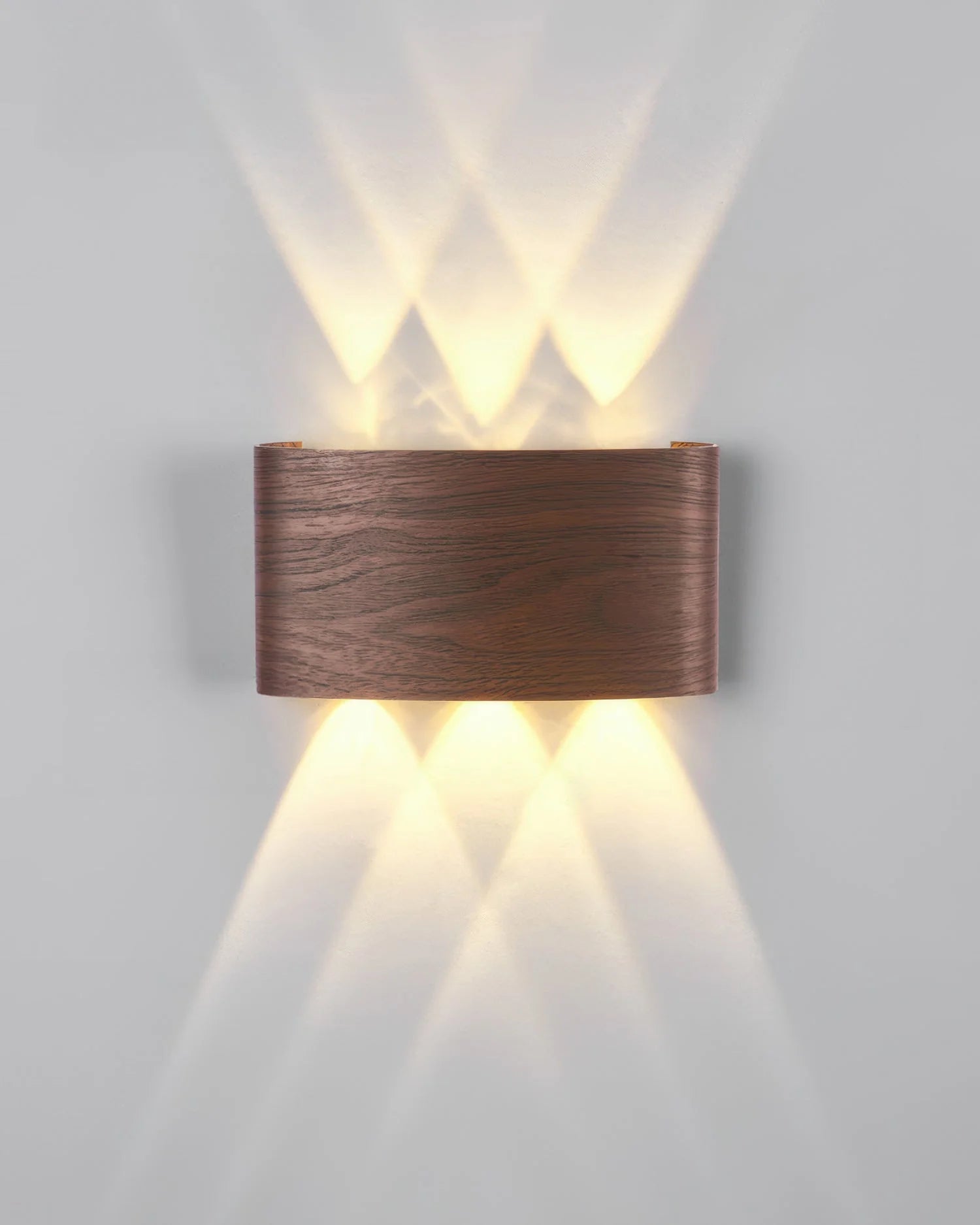 TimberGlow Woodgrain LED Outdoor Sconce