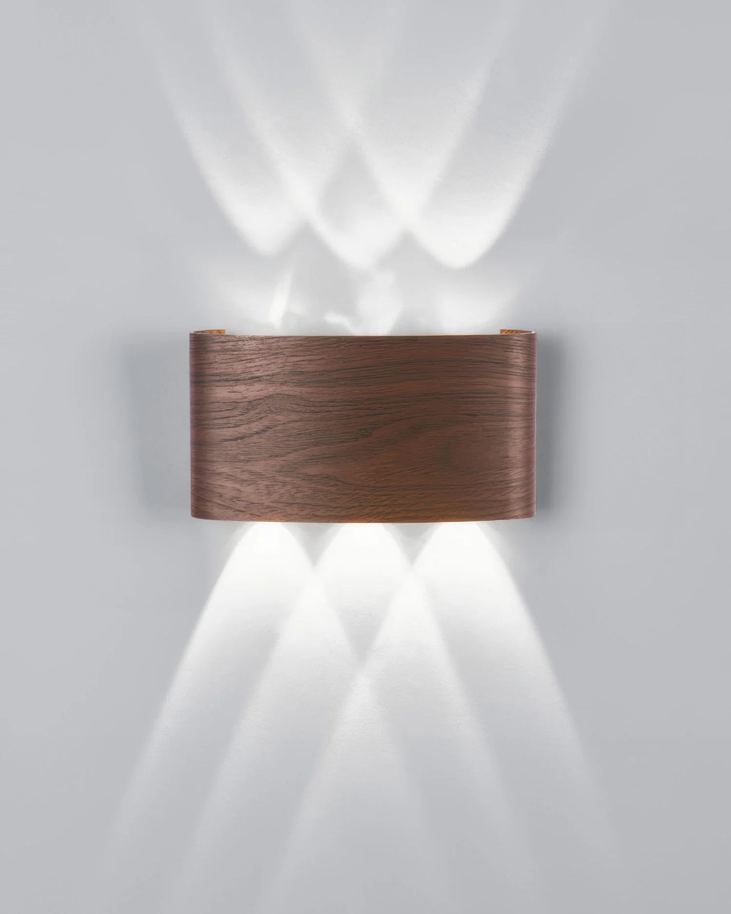 TimberGlow Woodgrain LED Outdoor Sconce