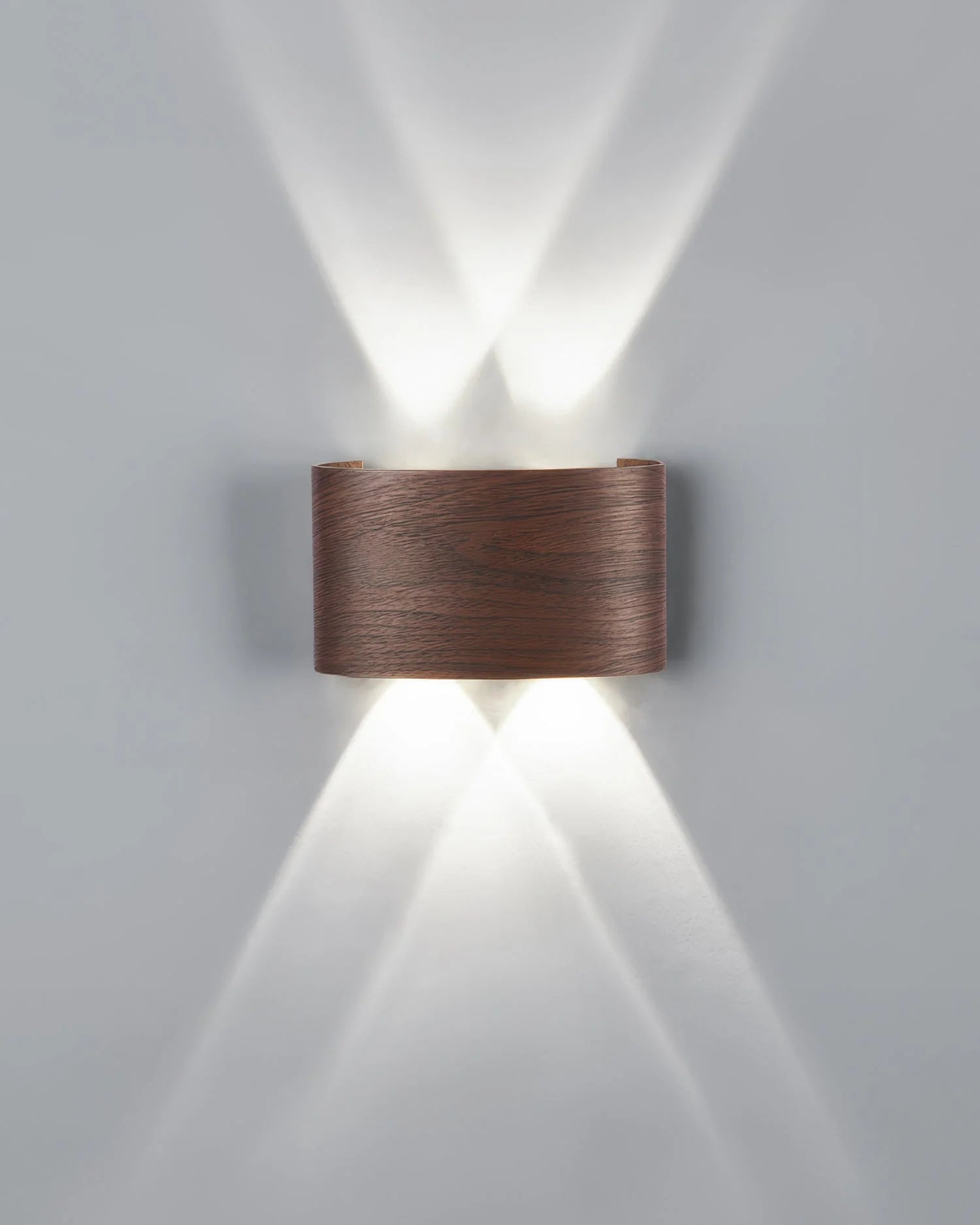 TimberGlow Woodgrain LED Outdoor Sconce