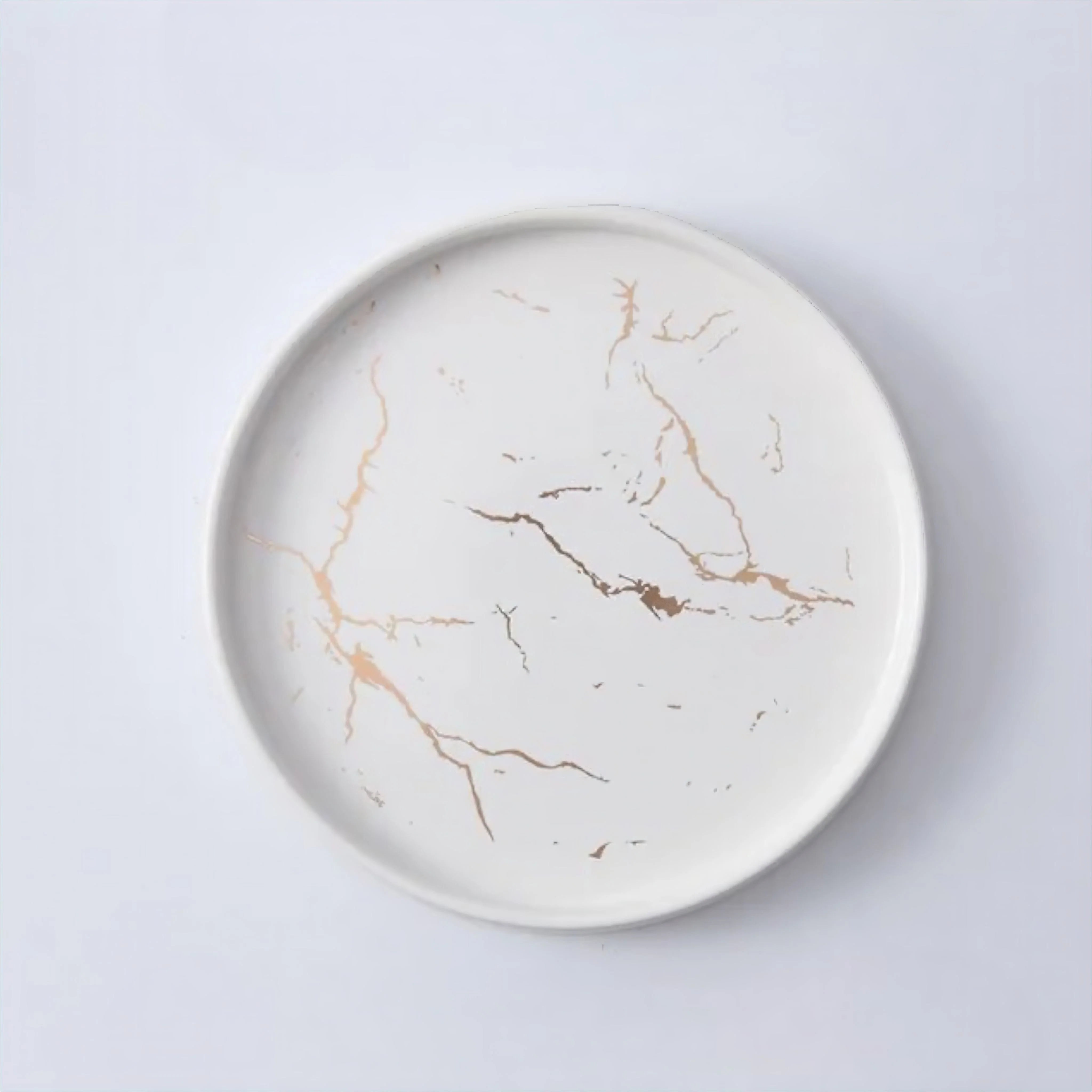 Timeless Marble Ceramic Tray