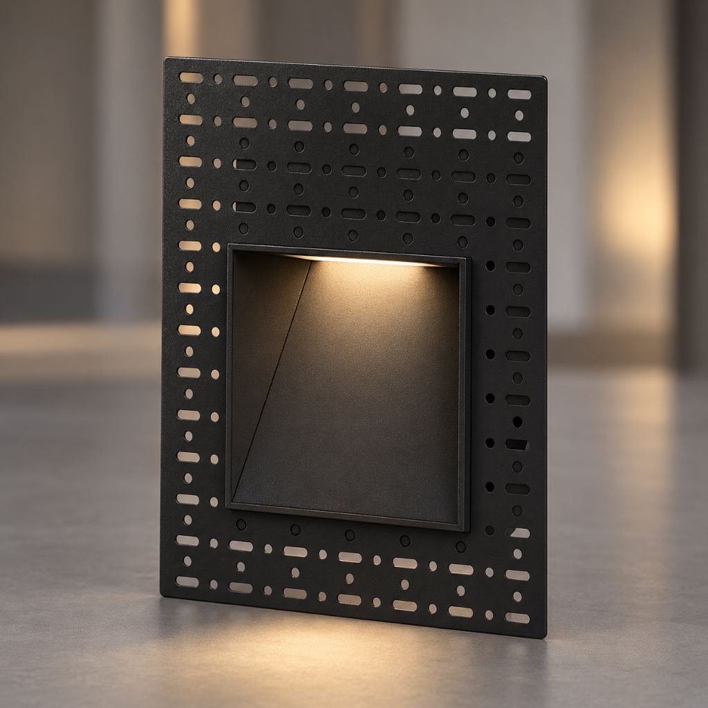 Trimless Recessed LED Step Light with Optional PIR Sensor