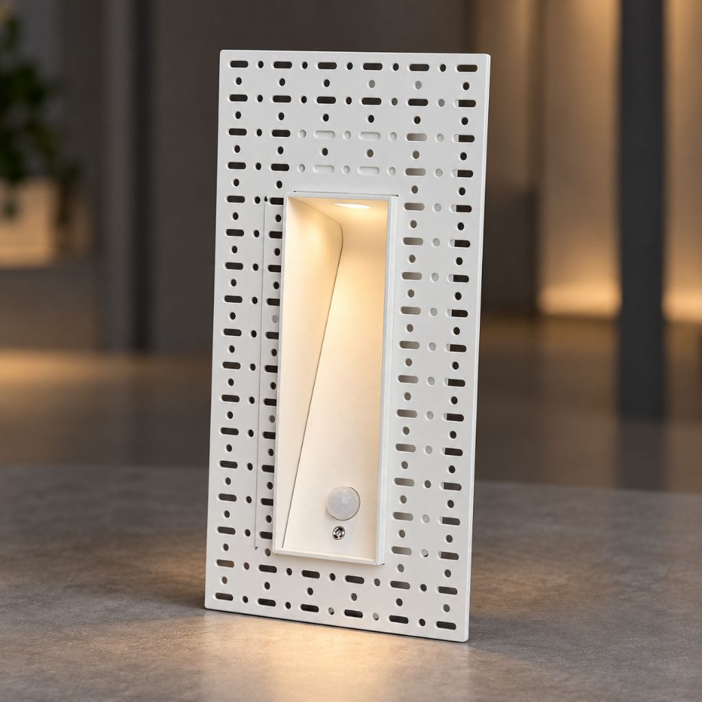 Trimless Recessed LED Step Light with Optional PIR Sensor