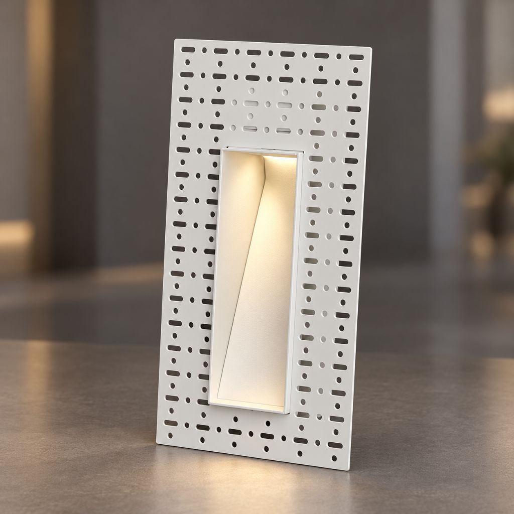 Trimless Recessed LED Step Light with Optional PIR Sensor