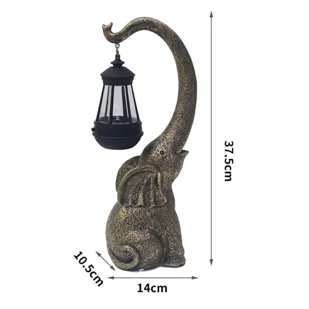 Twilight Glow Elephant Solar Lamp Lattea