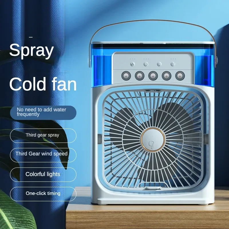 Ultra-Cooling Portable Ice Mist Fan with LED Lights - Lattea