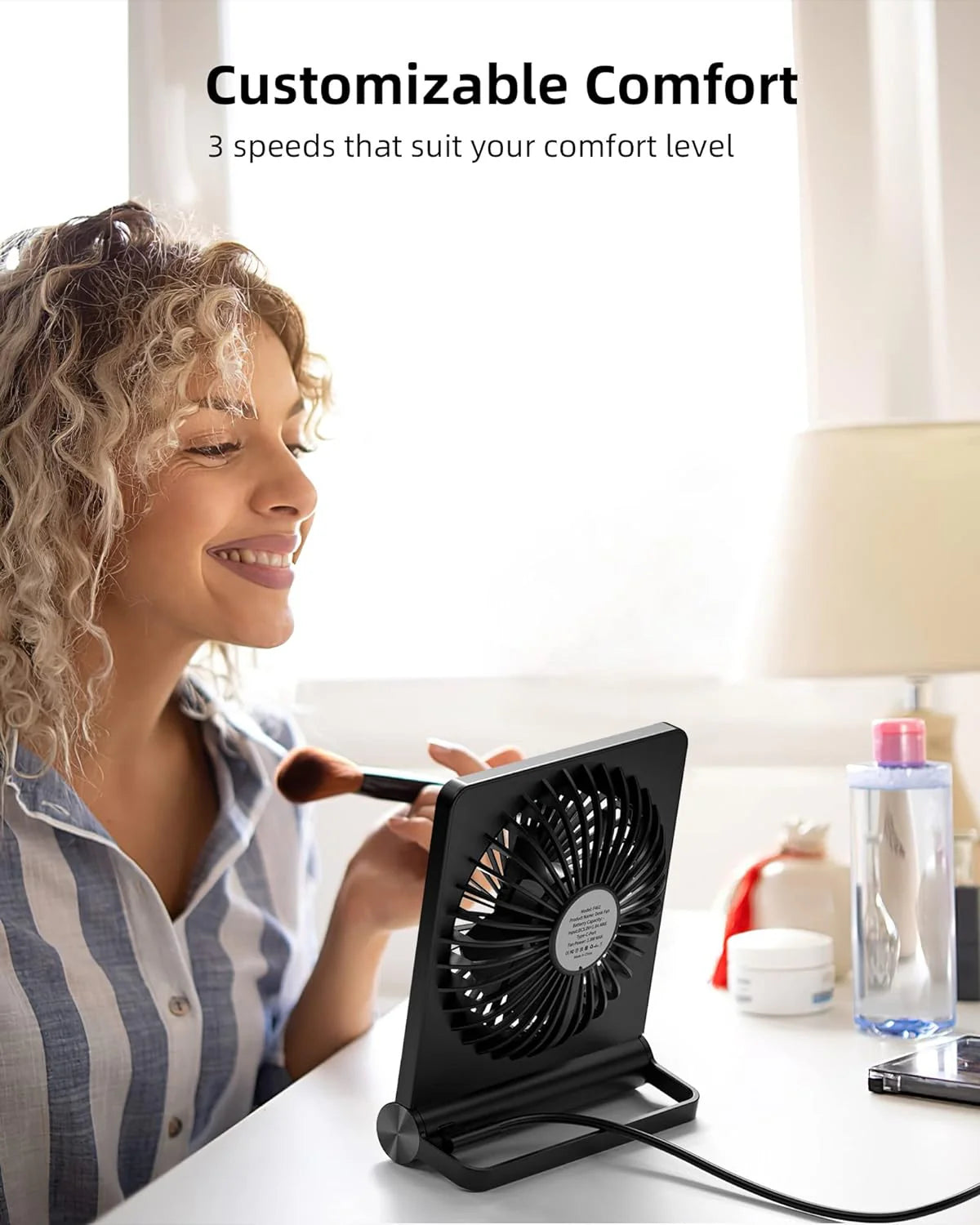 Ultra Quiet USB Desk Fan