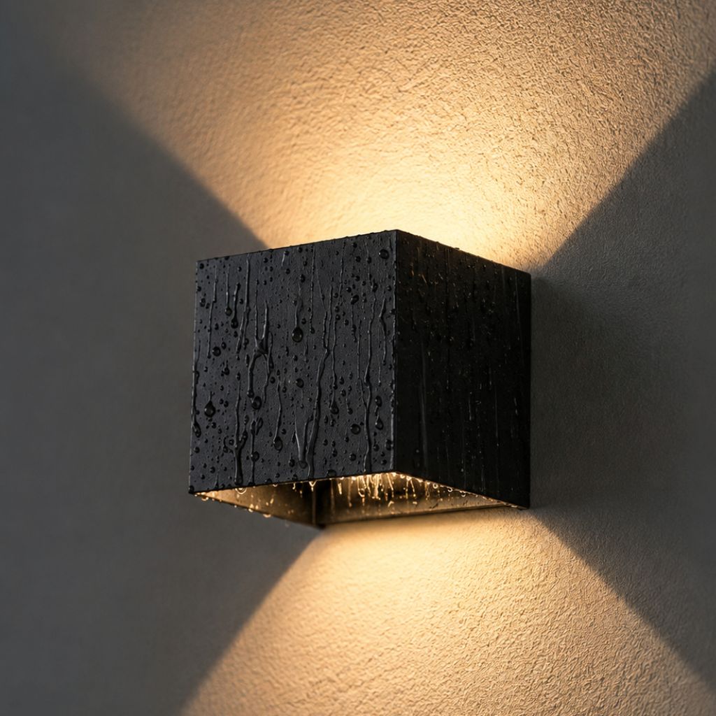 UrbanCube LED Outdoor Wall Lamp - Modern Cube Design & Weatherproof