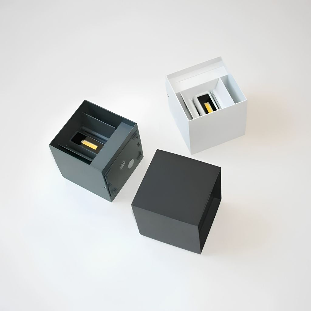 UrbanCube LED Outdoor Wall Lamp - Modern Cube Design & Weatherproof