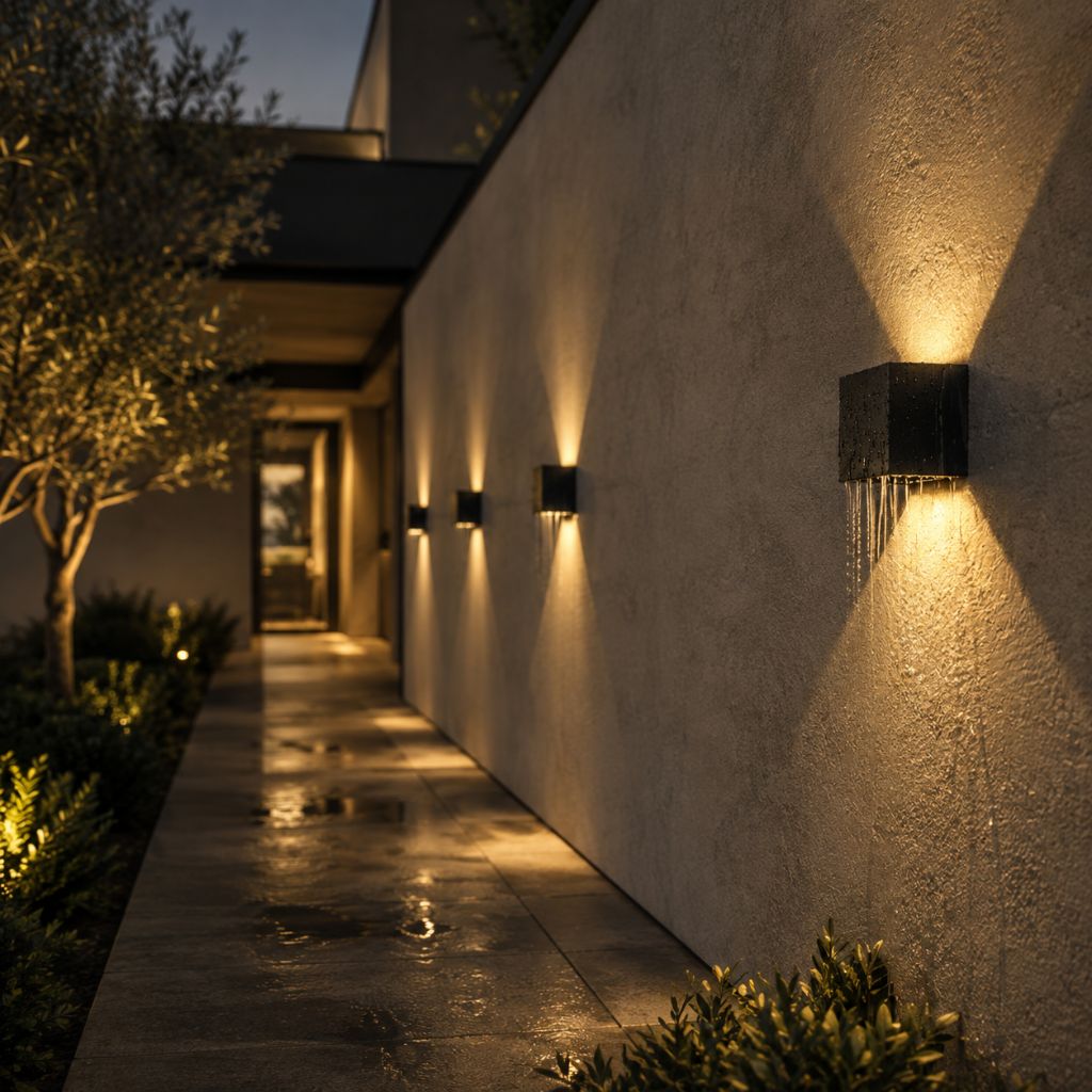 UrbanCube LED Outdoor Wall Lamp - Modern Cube Design & Weatherproof