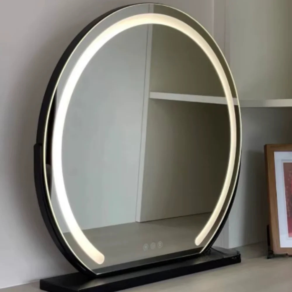 Vanity makeup mirror 15x magnification touch with led lights – view 12