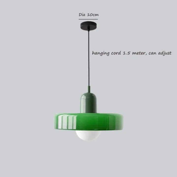 Nordic Retro Glass Chandelier for Living Room and Dining Area