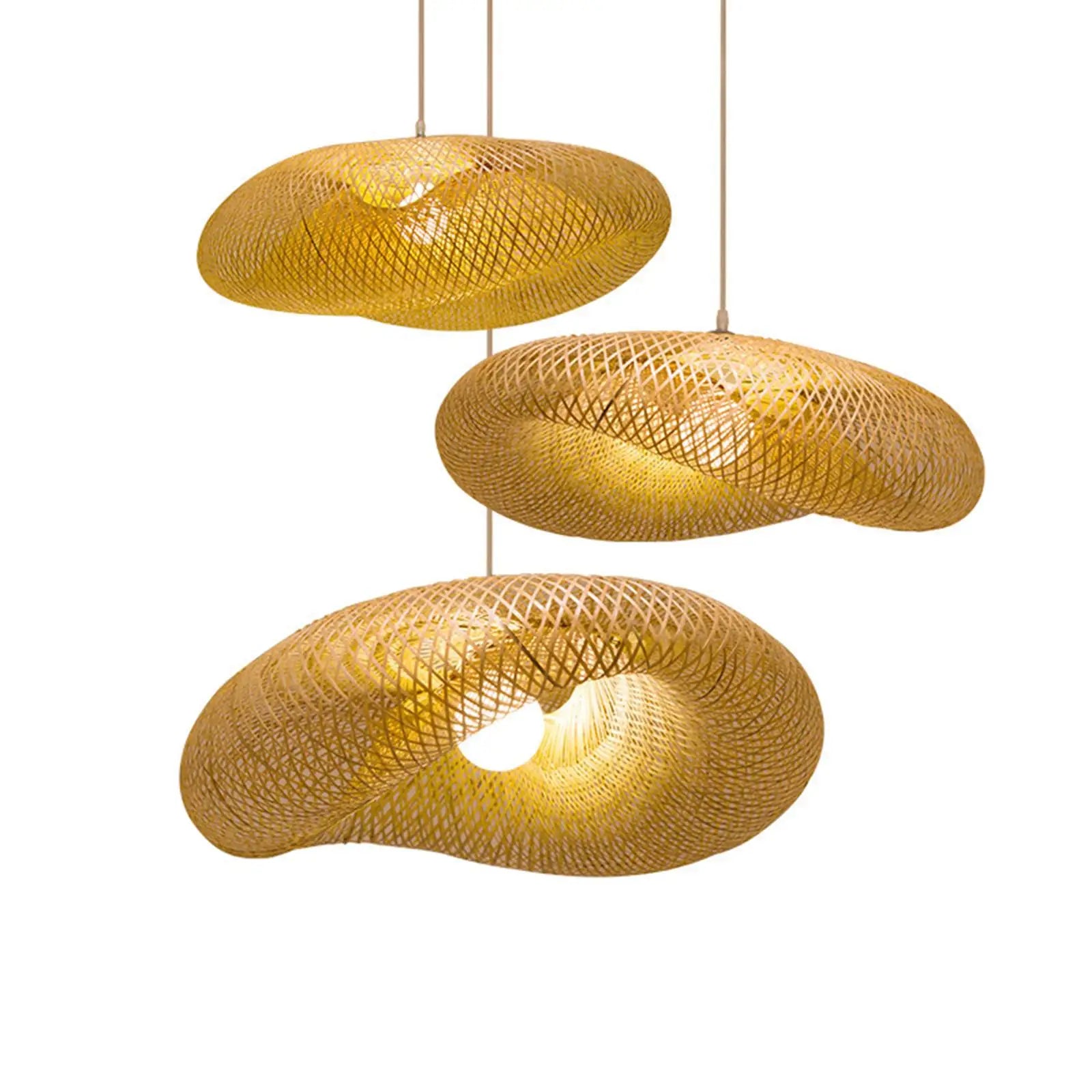 Retro Bamboo Pendant Light