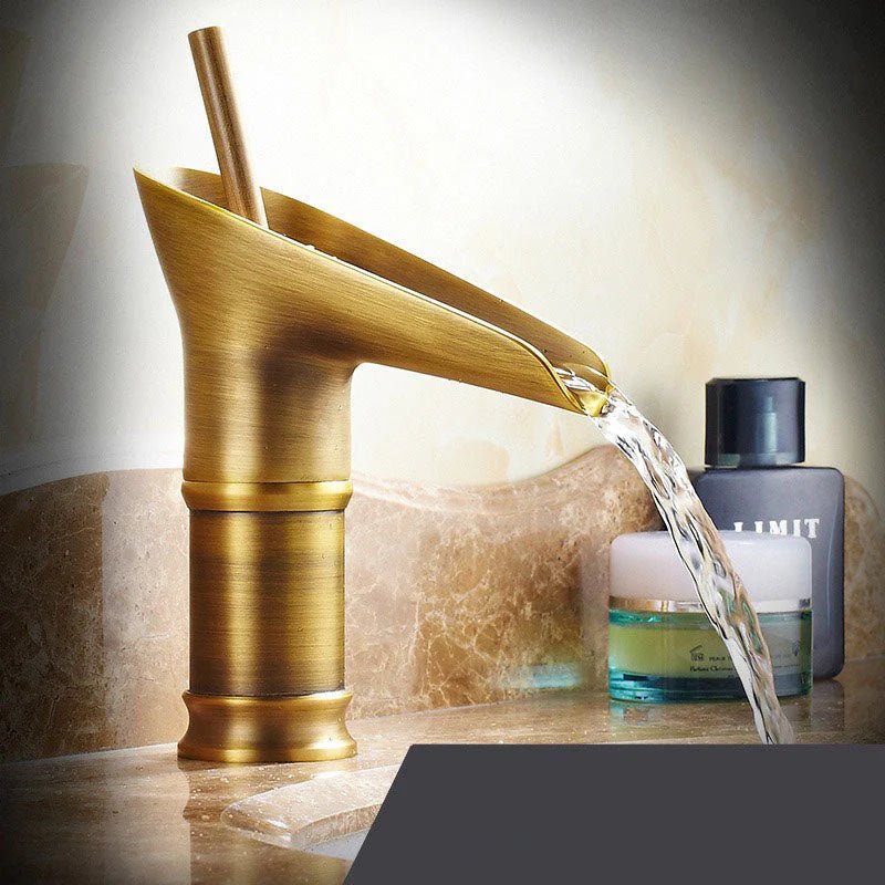 Vintage Waterfall Sink Faucet - Lattea Global