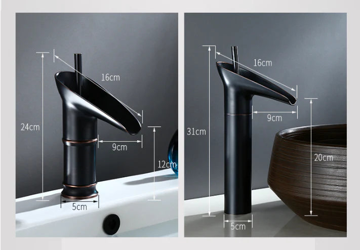 Vintage Waterfall Sink Faucet