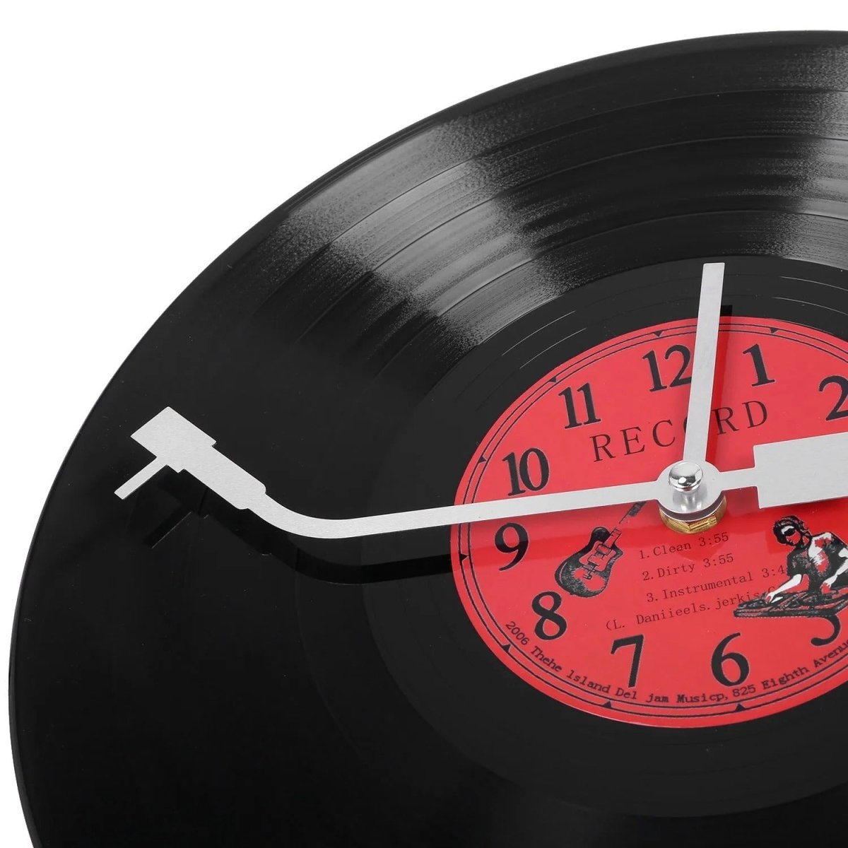Vinyl Record Wall Clock Vintage Decor - Lattea Global